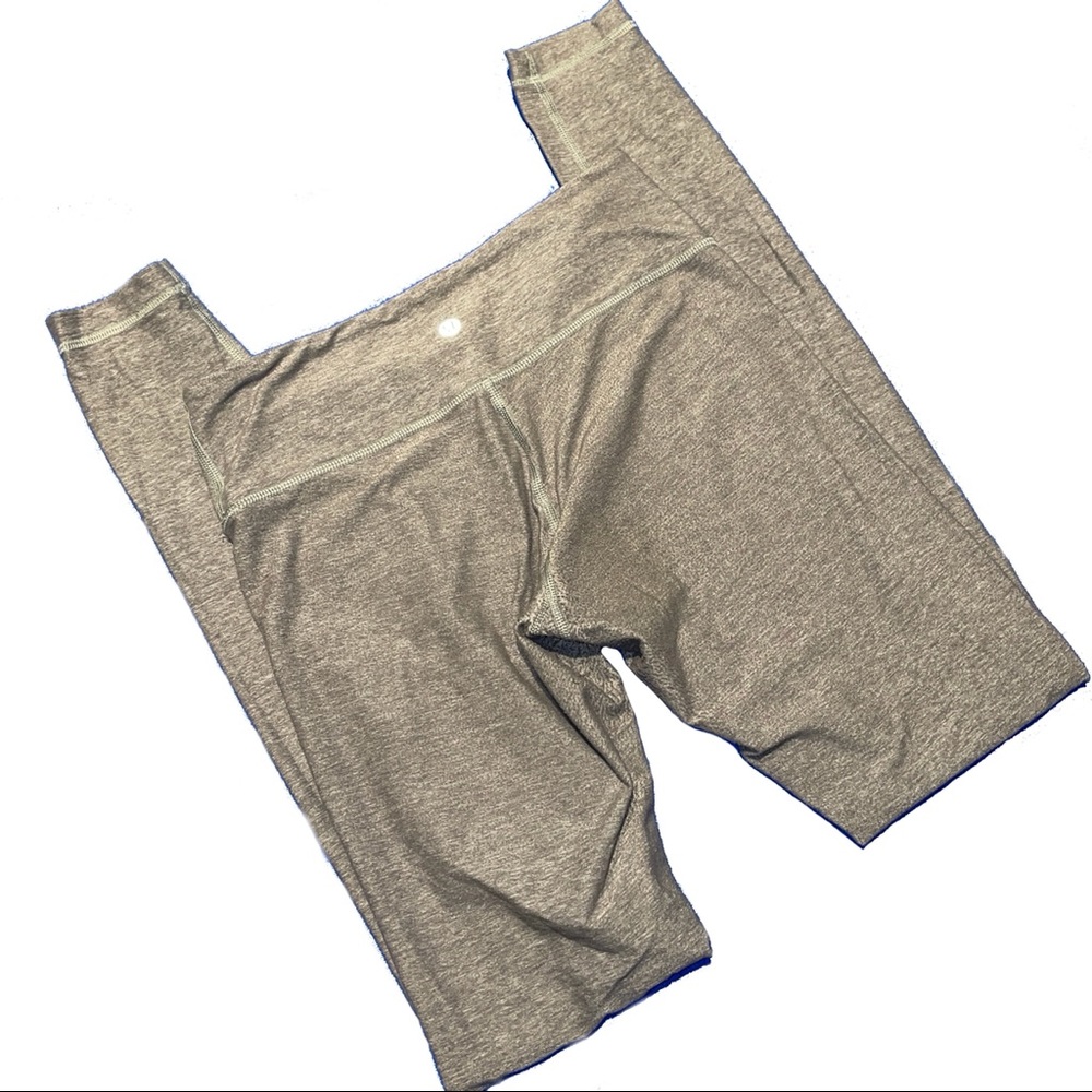 grey midrise align lululemon full-length leggings